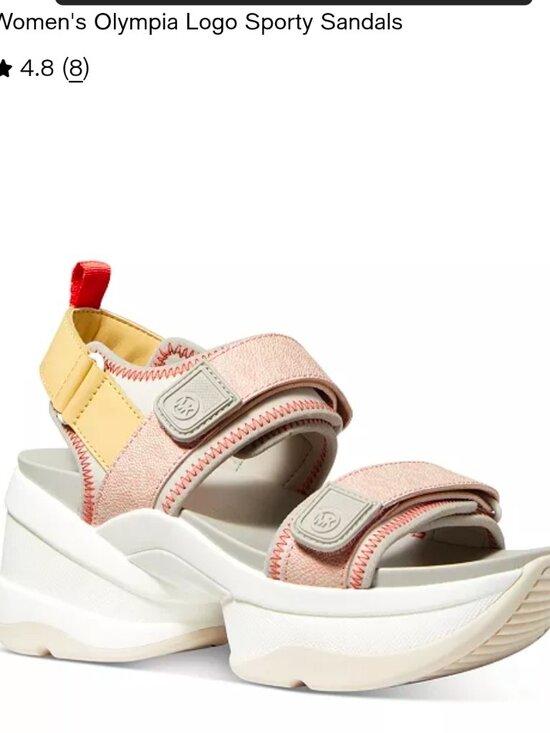 Michael Kors Shoes - Women's Olympia Logo Sporty Sandals
